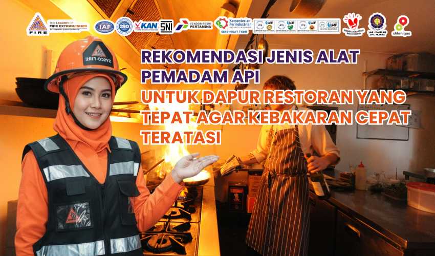 Rekomendasi Jenis Alat Pemadam Api untuk Dapur Restoran yang Tepat agar Kebakaran Cepat Teratasi, Jenis APAR dapur restoran terbaik, Alat pemadam api kelas F lemak minyak, Jual APAR foam liquid Kediri, Harga alat pemadam api dapur komersial, Supplier alat pemadam kebakaran K3 resto, Pemadam api busa cair non-konduktif, Distributor APAR stainless steel mewah, Isi ulang pemadam api dapur berkualitas, Proteksi kebakaran hotel dan kafe, Layanan refill APAR foam standar Damkar.