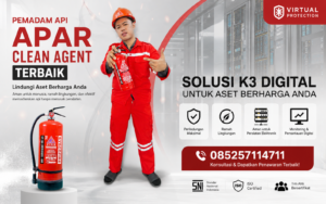 APAR Clean Agent Terbaik, Virtual Protection K3, Alat Pemadam Api Ramah Lingkungan, Media Pemadam Gas Bersih, Fire Protection System Profesional, Standar NFPA 2001, Pemadam Api Tanpa Residu, Proteksi Kebakaran Server, Maintenance APAR Berkala, Keamanan Kerja Industri