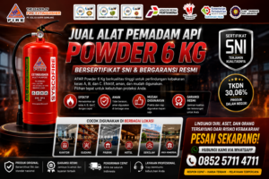 Jual Alat Pemadam Api Powder 6 Kg SNI