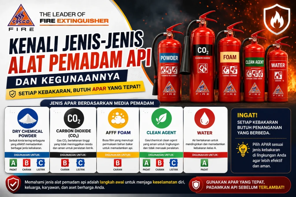 Jenis-Jenis Alat Pemadam
