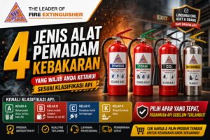 4 jenis alat pemadam