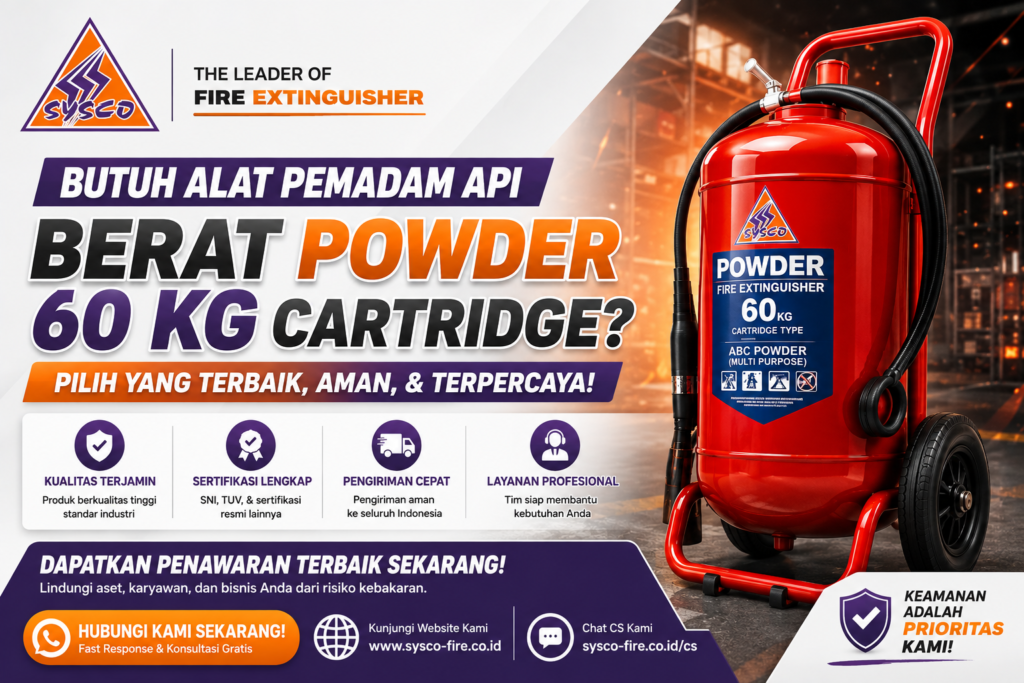 promosi butuh alat pemadam api berat powder 60 kg cartridge