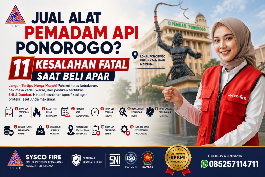 Distributor Alat Pemadam api Ponorogo, Supplier APAR Jawa Timur, Harga Tabung Pemadam Api Proyek Ponorogo, Layanan Refill APAR Partai Besar Madiun Raya, Agen Resmi Pemadam Api Ponorogo, Supplier Tabung Pemadam CO2, Perawatan APAR di Ponorogo, Jual Alat Pemadam Api Terdekat Ponorogo, jual alat pemadam api