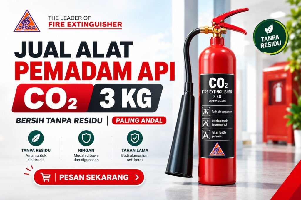 promosi jual alat pemadam CO2 3kg