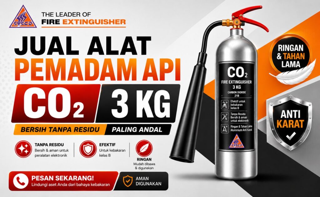 poster jual pemadam Co2 3 kg