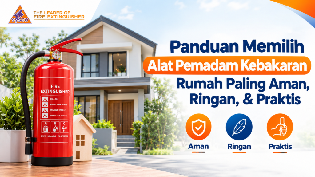 Panduan Memilih Alat Pemadam Kebakaran Rumah Paling Aman, Ringan, & Praktis