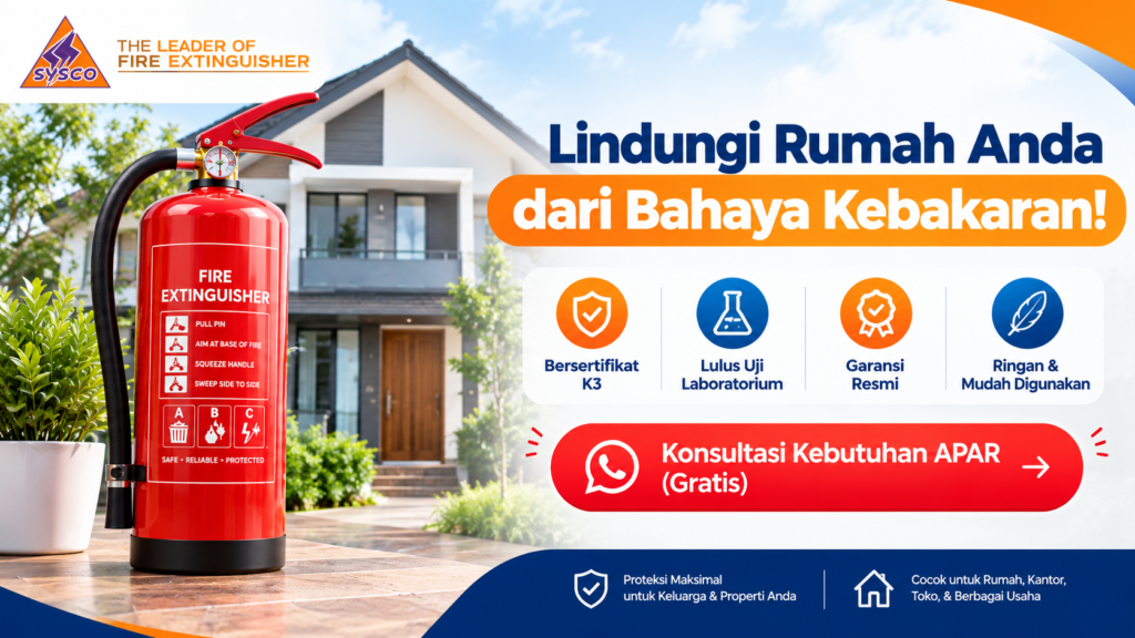 Promosi Panduan Memilih Alat Pemadam Kebakaran Rumah Paling Aman, Ringan, & Praktis
