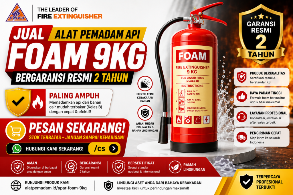 Promosi Alat Pemadam Api Foam 9 kg