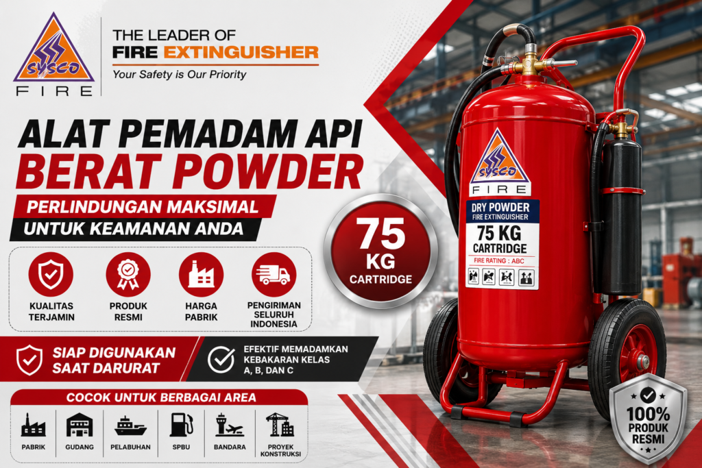 Pemadam Api Berat Powder 75 kg