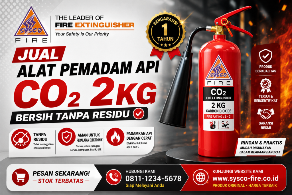 Jual Alat Pemadam Api CO2 2 kg