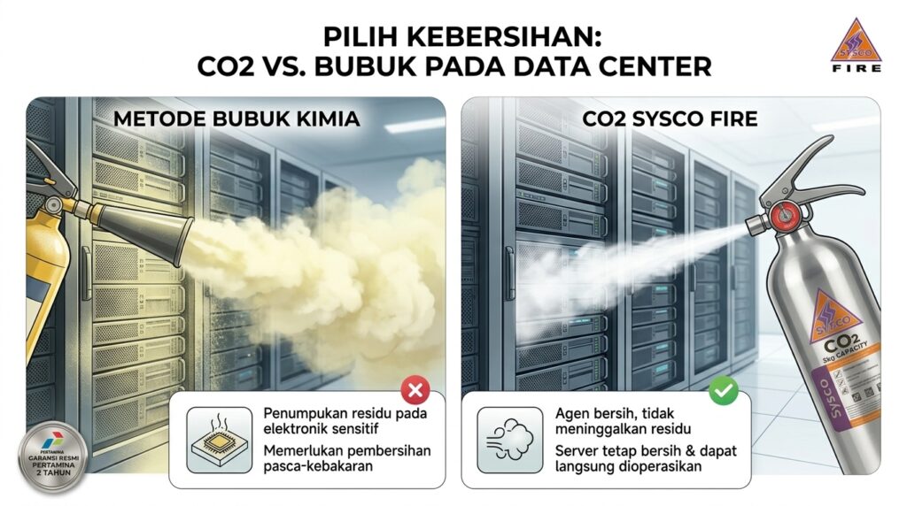 Harga Alat Pemadam Api CO2 5kg: Benteng Pertahanan Maksimal Tanpa Residu untuk Data Center & Industri Skala Besar