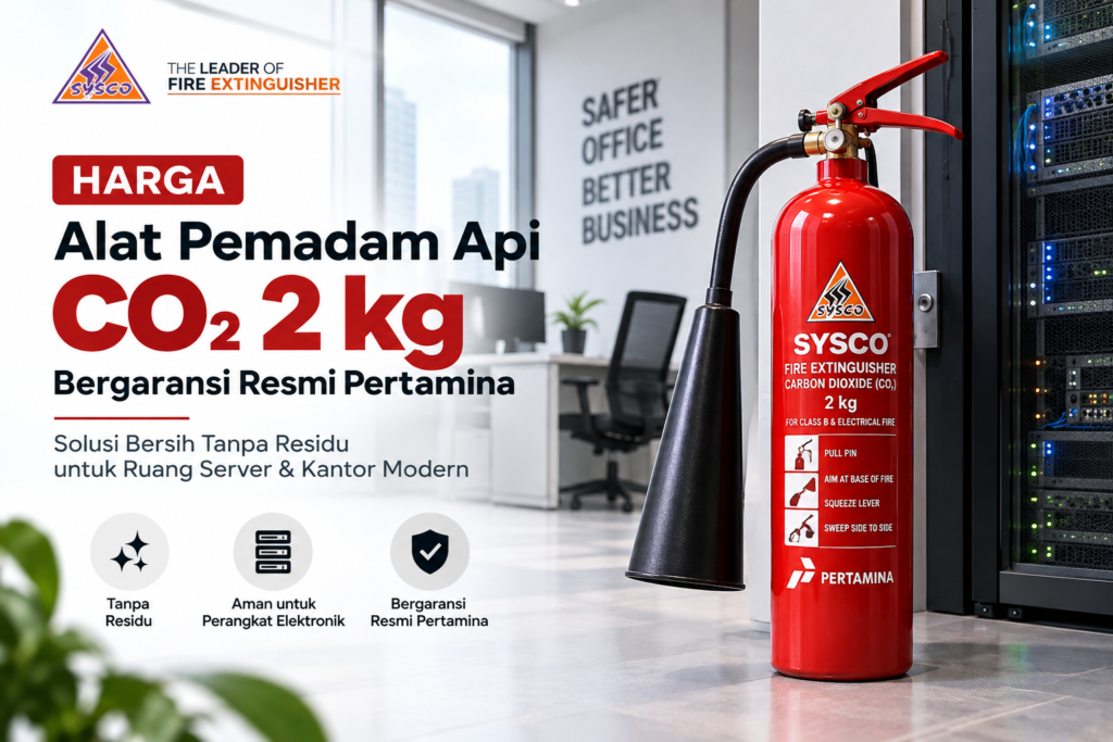 Harga Alat Pemadam Api CO2 2 kg Bergaransi Resmi Pertamina: Solusi Bersih Tanpa Residu untuk Ruang Server & Kantor Modern