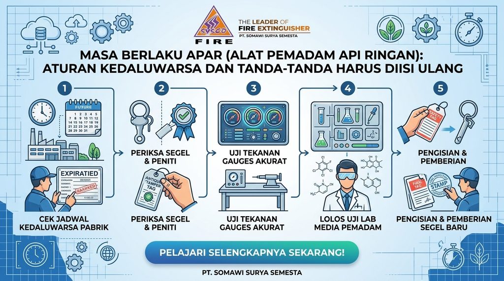 Masa Berlaku APAR (Alat Pemadam Api Ringan): Aturan Kedaluwarsa dan Tanda-Tanda Harus Diisi Ulang