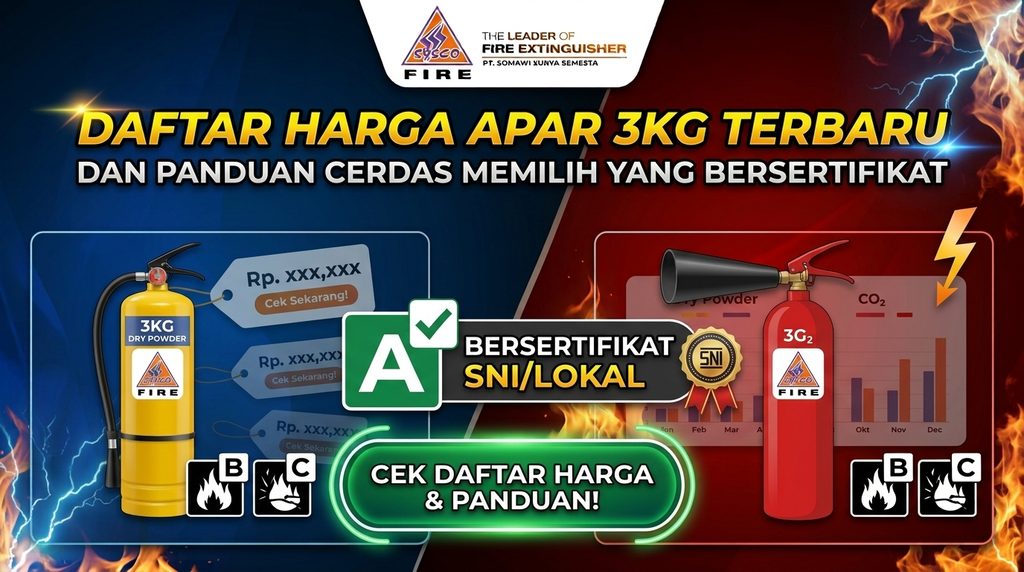 Daftar Harga APAR 3kg Terbaru dan Panduan Cerdas Memilih yang Bersertifikat