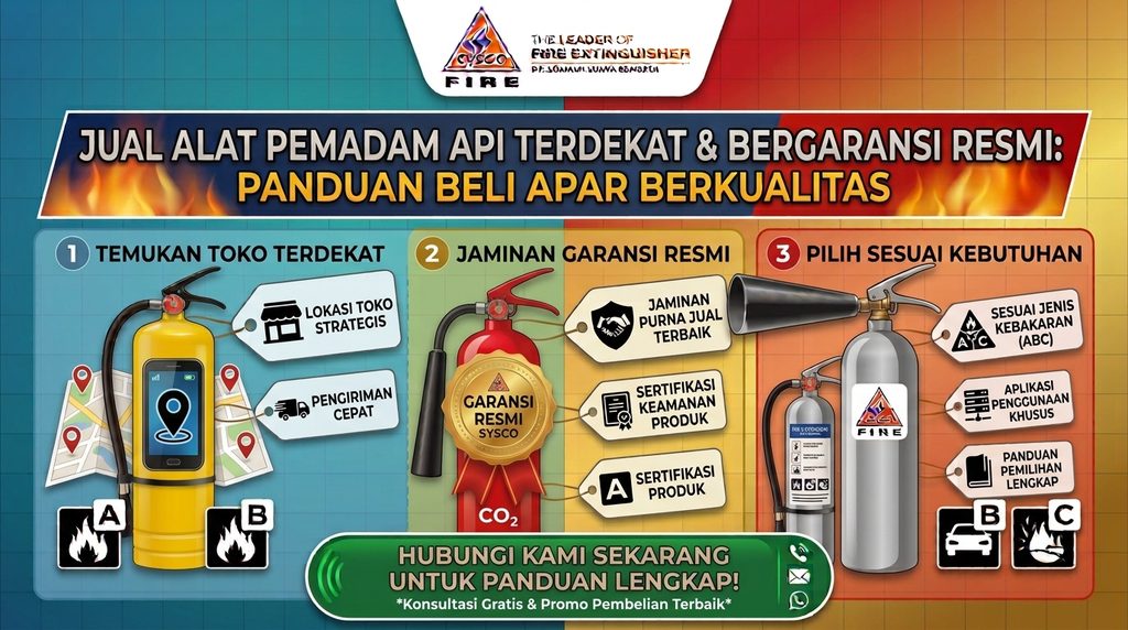 Jual Alat Pemadam Api Terdekat & Bergaransi Resmi: Panduan Beli APAR Berkualitas