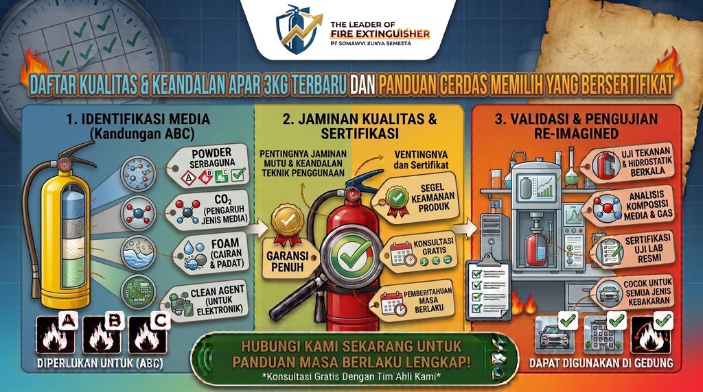 Daftar Harga APAR 3kg Terbaru dan Panduan Cerdas Memilih yang Bersertifikat