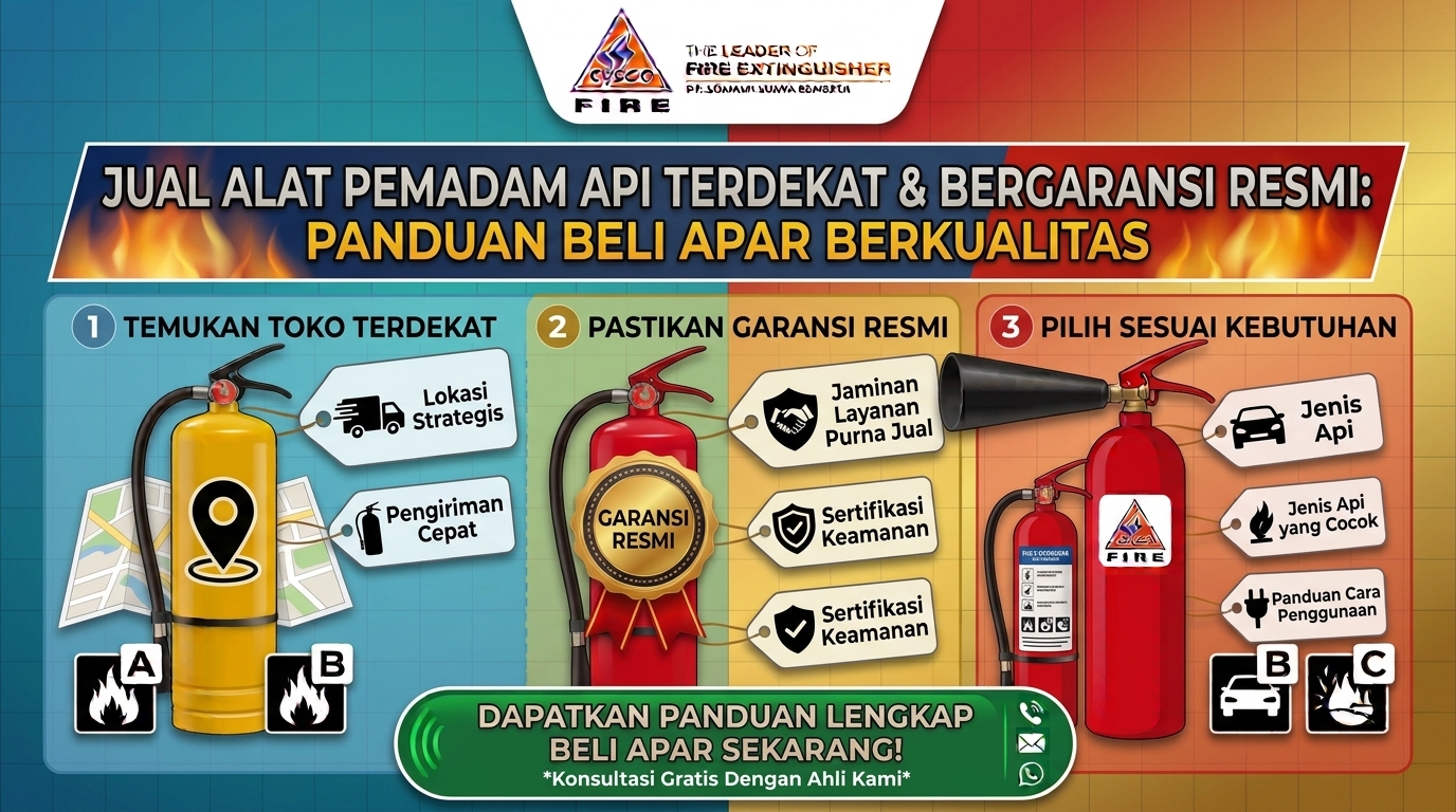 Jual Alat Pemadam Api Terdekat & Bergaransi Resmi: Panduan Beli APAR Berkualitas