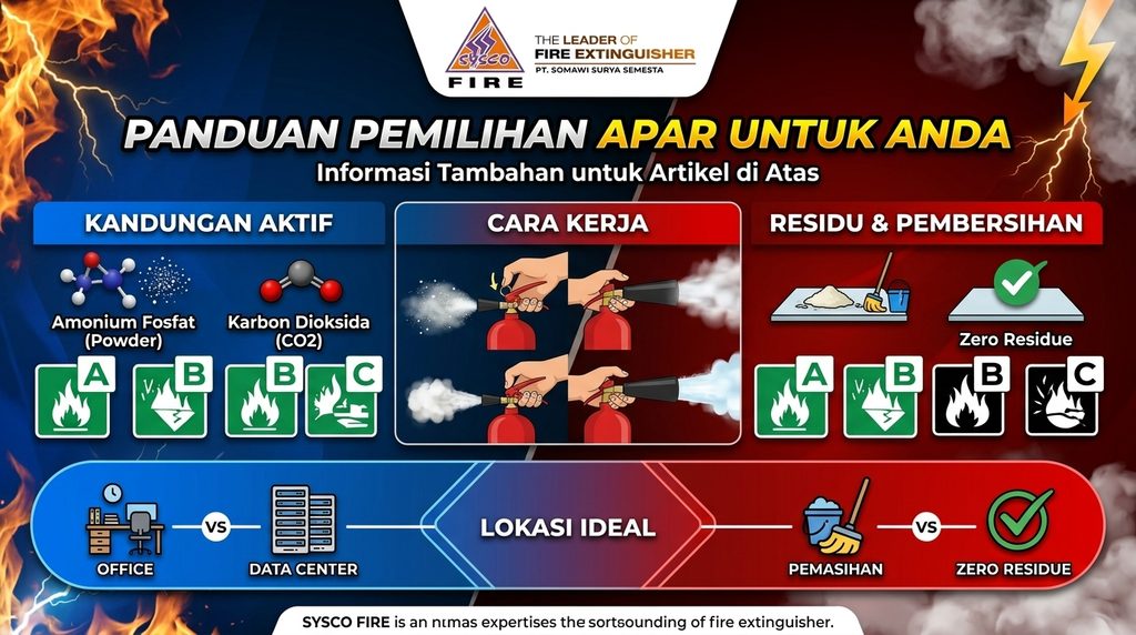 APAR Powder vs CO2: Mana Jenis Pemadam Api yang Paling Tepat untuk Anda?