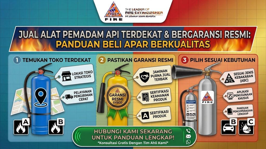 Jual Alat Pemadam Api Terdekat & Bergaransi Resmi: Panduan Beli APAR Berkualitas