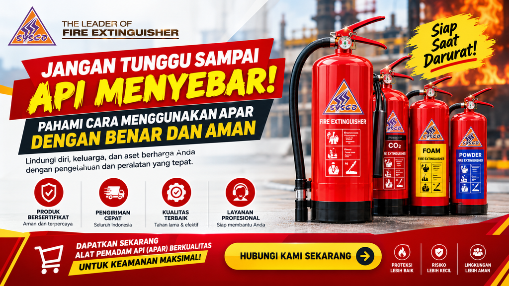 Cara Menggunakan Alat Pemadam Api (APAR) yang Benar dan Aman: Panduan Lengkap untuk Darurat